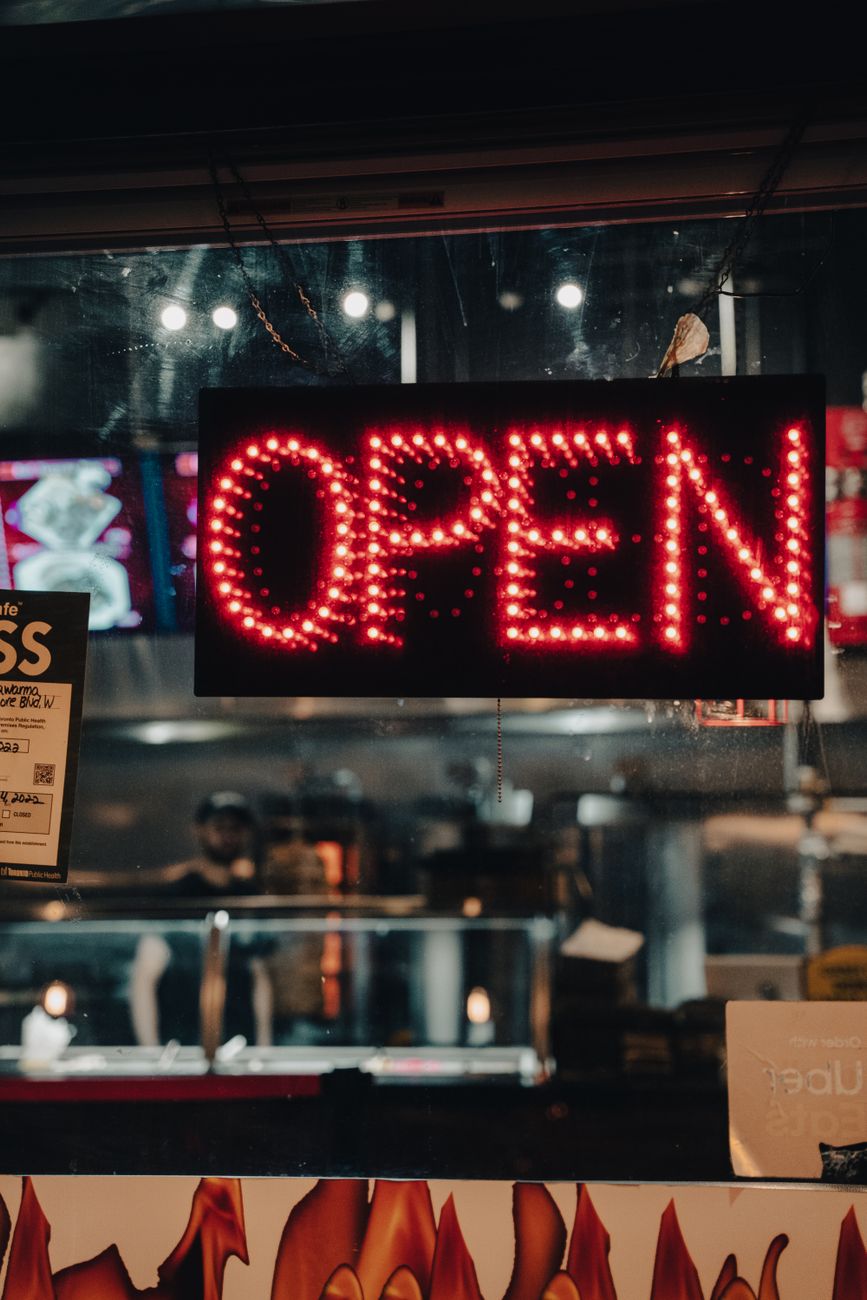 What LED Sign Size Works for a Storefront Window?